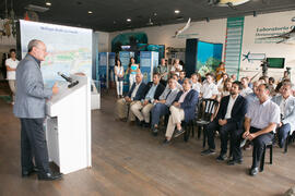 Intervención de Francisco de la Torre. Presentación del I curso de verano "Mares de Andalucía". Puerto de Málaga. Julio de 2018