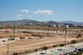 Obras de la nueva Facultad de Turismo. Campus de Teatinos. Junio de 2021