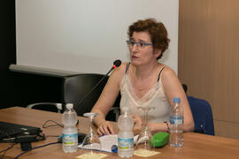 Maripaz Sayago imparte la conferencia "Mujer, actriz y... ¿cómica?". Curso de Verano "El humor en las artes escénicas". Marbella. Julio de 2018