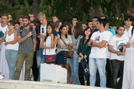 Bienvenida a los alumnos de intercambio internacional de la Universidad de Málaga. Jardín botánico. Octubre de 2017