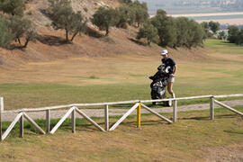 Jugadora de la Universidad de Málaga. Campeonato Europeo de Golf Universitario. Antequera. Junio de 2019