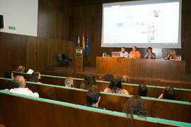 Mesa redonda: "Las claves del éxito de las radiofórmulas y los nuevos formatos televisivos". Curso "Periodismo y comunicación". Cursos de Verano de la Universidad de Málaga. Ronda. Julio de 2018