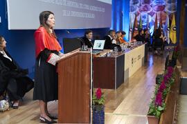 Intervención de Elsa Marina Álvarez. Apertura del Curso Académico 2024/2025 de la Universidad de Málaga. Paraninfo. Septiembre de 2024