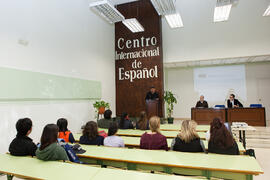 Graduación de los alumnos del CIE de la Universidad de Málaga. Centro Internacional de Español. Febrero de 2015