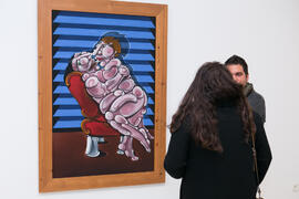 Inauguración de la exposición "Inventario", de Buly. Centro de Arte Contemporáneo Francisco Hernández, Vélez-Málaga. Diciembre de 2018