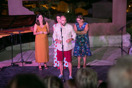Presentación del concierto de Dorantes en los Cursos de Verano de la Universidad de Málaga. Vélez Málaga. Julio de 2018