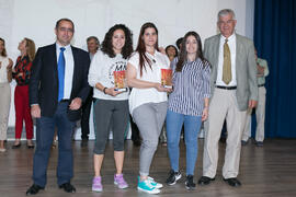 Entrega de títulos del Trofeo Rector. Gala del Deporte Universitario 2018. Escuela Técnica Superior de Ingeniería de Telecomunicaciones. Junio de 2018