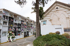 Entierro de Eugenio Chicano. Cementerio de Vélez-Málaga. Noviembre de 2019