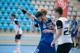 Partido Universidad de Suceava - Universidad Duisburg-Essen. Categoría masculina. Campeonato Europeo Universitario de Balonmano. Antequera. Julio de 2017