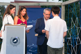 Entrega diplomas acreditativos del Centro Internacional de Español. Bienvenida a los alumnos de intercambio internacional de la Universidad de Málaga. Jardín botánico. Octubre de 2017
