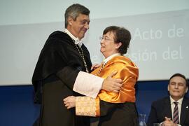 Toma de posesión de Rosario Gómez García como nueva Gerente de la Universidad de Málaga. Paraninfo. Marzo de 2024