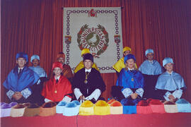 Apertura del Curso Académico 2001/2002 de la Universidad de Málaga. Paraninfo. Octubre de 2000
