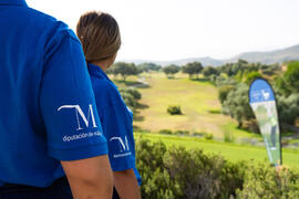 Voluntarias en el Campeonato Europeo de Golf Universitario en Antequera Golf. Antequera. Junio de 2019