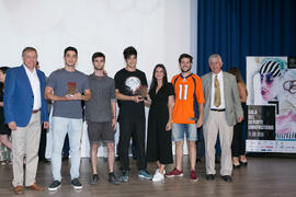 Entrega de títulos del Trofeo Rector. Gala del Deporte Universitario 2018. Escuela Técnica Superior de Ingeniería de Telecomunicaciones. Junio de 2018