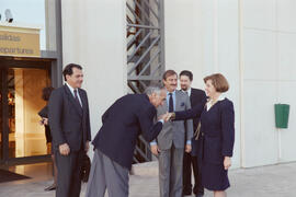 Visita del gobernador de Puerto Rico a la Universidad de Málaga y Obispado. 1993
