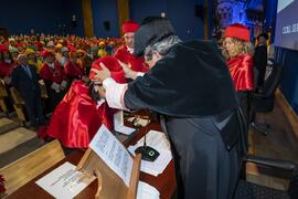 Investidura de Emilia Casas Baamonde como Doctora "Honoris Causa" por la Facultad de Derecho de la Universidad de Málaga. Paraninfo. Noviembre de 2022