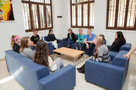 Alumnas en el aula multicultural. Centro Internacional de Español. Málaga. Enero de 2015