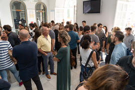 Momentos previos a la apertura del Curso Académico 2019-2020 de la Escuela Técnica Superior de Arquitectura de la Universidad de Málaga. Teatro Cervantes. Octubre de 2019