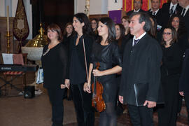 Concierto de Navidad de la Coral Sancti Petri homenaje a la Facultad de Económicas. Iglesia de los Mártires. Diciembre de 2015