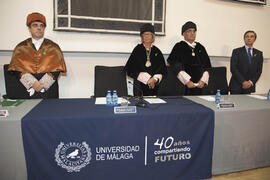 Apertura del Curso Académico 2012/2013 de la Universidad de Málaga. Paraninfo. Octubre de 2012