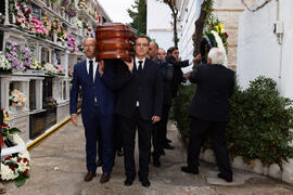 Entierro de Eugenio Chicano. Cementerio de Vélez-Málaga. Noviembre de 2019