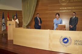 Toma de posesión de María Jesús Martínez Silvente como nueva Vicerrectora Adjunta de Política Social de la Universidad de Málaga. Edificio del Rectorado. Abril de 2024