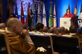 Intervención de Elsa Marina Álvarez. Apertura del Curso Académico 2024/2025 de la Universidad de Málaga. Paraninfo. Septiembre de 2024