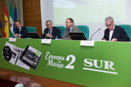 Presentación del coleccionable de Diario Sur "Estampas de Málaga 2". Edificio del Rectorado. Septiembre de 2016