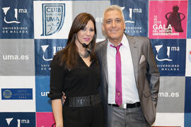 Lola Fenech y Eduardo Bandera. Gala del Deporte Universitario. Escuela Técnica Superior de Ingeniería de Telecomunicaciones. Junio de 2015
