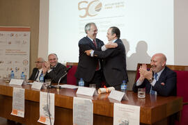 Nombramiento de Antonio Vázquez Romero como Alumno de Honor de la Facultad de Económicas de la Universidad de Málaga. Facultad de Ciencias Económicas y Empresariales. Marzo de 2015