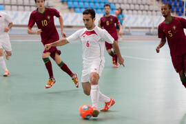 Partido Portugal contra Irán. 14º Campeonato del Mundo Universitario de Fútbol Sala 2014 (FUTSAL). Antequera. Julio de 2014