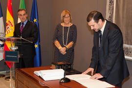 Toma de posesión del equipo de gobierno de la Universidad de Málaga. Rectorado. Enero de 2012