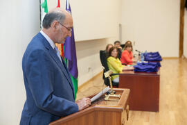 Graduación y clausura del curso del Aula de Mayores de la Universidad de Málaga. Paraninfo. Junio de 2015