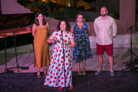 Presentación del concierto de Dorantes en los Cursos de Verano de la Universidad de Málaga. Vélez Málaga. Julio de 2018