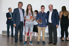 Entrega de títulos del Trofeo Rector. Gala del Deporte Universitario 2018. Escuela Técnica Superior de Ingeniería de Telecomunicaciones. Junio de 2018