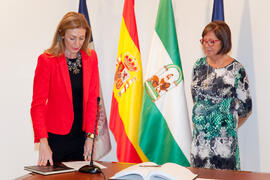Toma de posesión de nuevos cargos de la Universidad de Málaga. Rectorado. Octubre de 2013