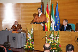 Investidura como Doctor "Honoris Causa" de D. Javier Aracil Santonja por la Escuela Técnica Superior de Ingeniería Industrial de la Universidad de Málaga. Rectorado. Diciembre de 2013