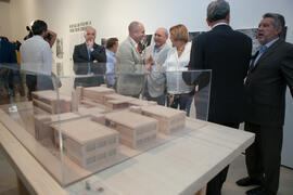 Inauguración de la exposición "Málaga, 50 años de la Facultad de Económicas". Sociedad Económica Amigos del País. Junio de 2015