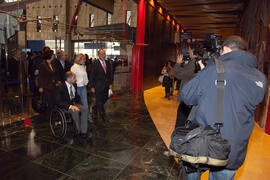 Llegada de Autoridades al Acto de Inauguración. 3º Congreso Internacional de Actividad Físico-Deportiva para Mayores de la Universidad de Málaga. Palacio de Ferias y Congresos de Málaga. Marzo de 2009
