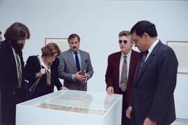 Visita del gobernador de Puerto Rico a la Universidad de Málaga y Obispado. 1993