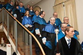 Investidura como Doctor "Honoris Causa" de Jean-Marie Lehn por la Facultad de Ciencias de la Universidad de Málaga. Edificio del Rectorado. Junio 2015