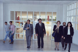 Visita del gobernador de Puerto Rico a la Universidad de Málaga y Obispado. 1993