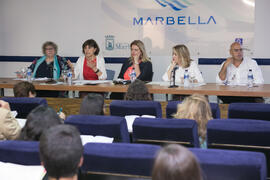 Mesa Redonda: “Violencia contra la mujer y medios de comunicación”. Curso "Mujeres frente a la violencia". Cursos de verano 2018 de la Universidad de Málaga. Marbella. Julio de 2018