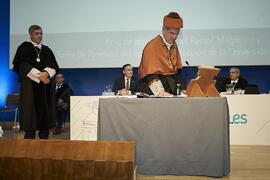 Toma de posesión de Salvador Merino Córdoba como nuevo Vicerrector de Infraestructuras y Sostenibilidad de la Universidad de Málaga. Paraninfo. Marzo de 2024