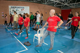 Taller de pilates e hipopresivos. 7º Congreso Internacional de Actividad Física Deportiva para Mayores. Escuela Técnica Superior de Ingeniería de Telecomunicaciones y de Informática. Noviembre de 2017