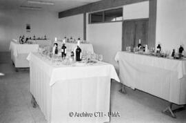 Mesas con viandas. Febrero de 1963