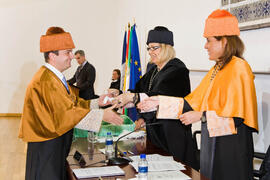 Investidura de nuevos doctores por la Universidad de Málaga. Paraninfo. Enero de 2011