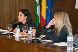 Conferencia de Pilar Casado "Radio, deporte y mujer" del curso "Información y Comunicación". Cursos de Verano de la Universidad de Málaga. Ronda. Julio de 2018
