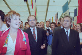 Inauguración del Salón Internacional del Estudiante. Málaga. Mayo de 1998