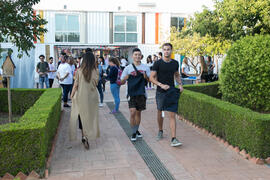 Welcome to UMA. Bienvenida a los alumnos de intercambio internacional de la Universidad de Málaga. Jardín botánico. Octubre de 2017